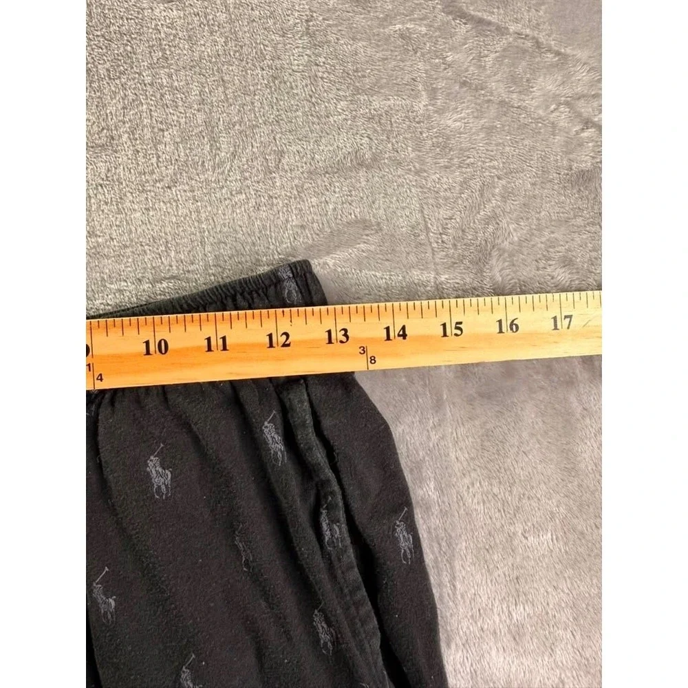 Polo Ralph Lauren Sleepwear Men's Pajama Pants S Black Drawstring Closure Cotton